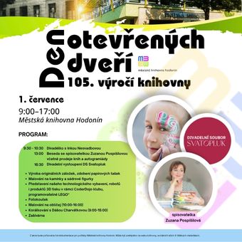 Den otevřených dveří k 105. výročí založení Městské knihovny Hodonín